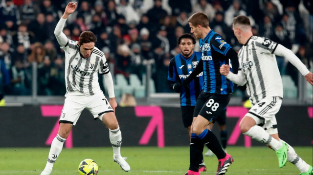 Juventus-Atalanta karşılaşmasından bir kare