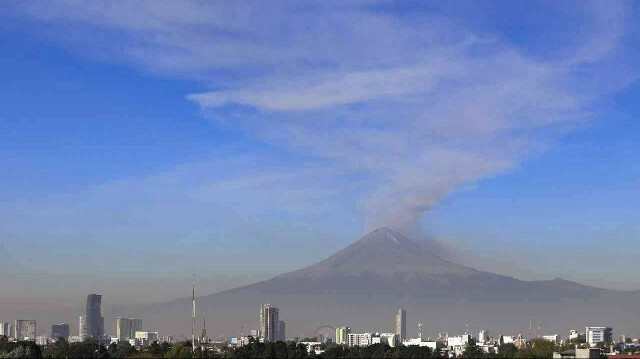 Popocatepetl Yanardağı'nda yıl başından bu yana 41 patlama meydana geldi