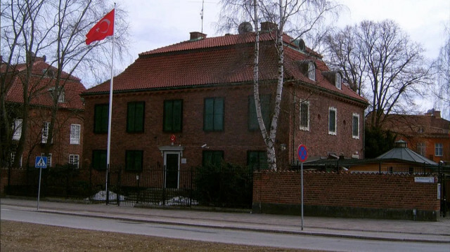 İsveç'teki Türk Büyükelçiliği.
