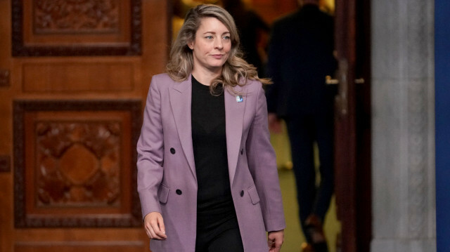 Ministre des affaires étrangères canadienne, Mélanie Joly. Crédit Photo: Andrei PUNGOVSCHI / AFP 