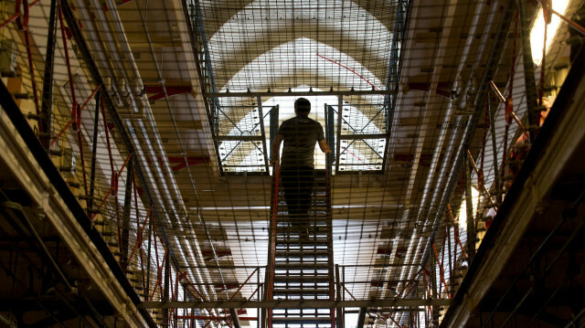 La prison de Reading, à l'ouest de Londres au Royaume-Uni. Crédit photo: JUSTIN TALLIS / AFP