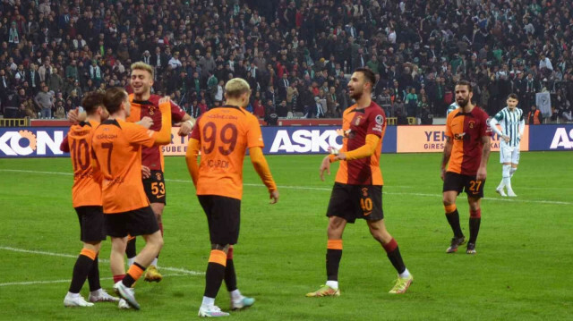 Galatasaray'ın gol sevinci