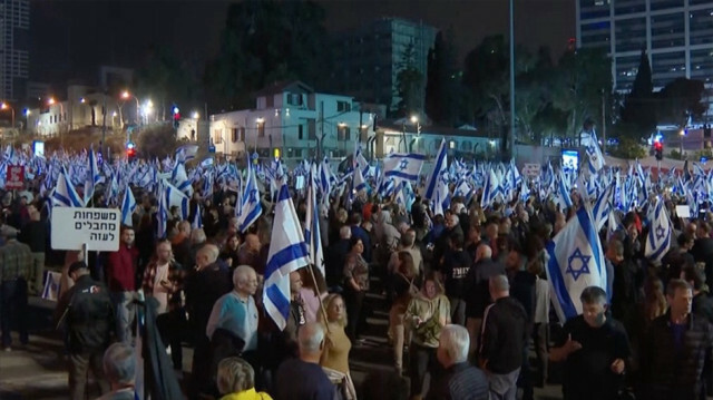 İsrail'de protesto