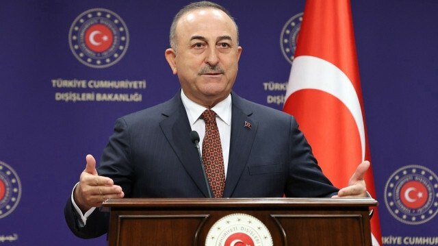 Le ministre turc des Affaires Etrangères, Mevlut Cavusoglu. Crédit photo : AA