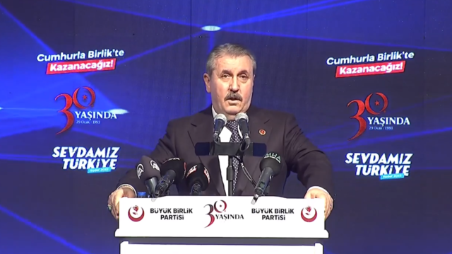 BBP Genel Başkanı Mustafa Destici Babacan'ın İHA'lara yönelik sözlerine tepki gösterdi