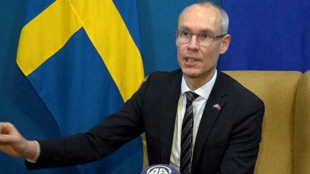 İsveç'in NATO Üyeliğinden Sorumlu Başmüzakereci Oscar Stenström.