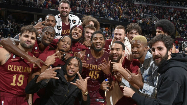 Donovan Michell des Cleveland Cavaliers @David Liam Kyle / NBAE / Getty Images / Getty Images via AFP