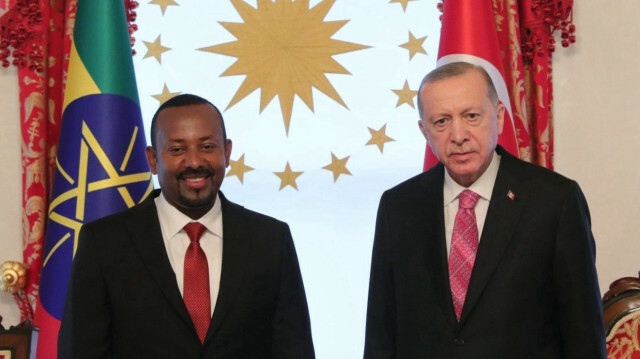 Le Président Erdogan avait reçu le Premier-ministre éthiopien le 17.12.2021.@ AA