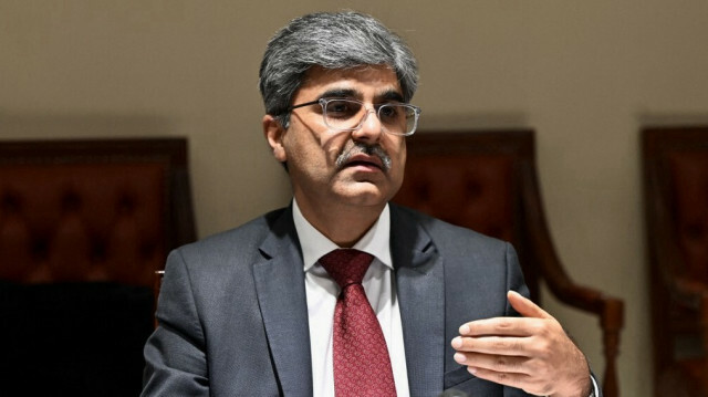 Le représentant du Fonds monétaire international Rahul Anand. Crédit photo: Mounir uz Zaman / AFP