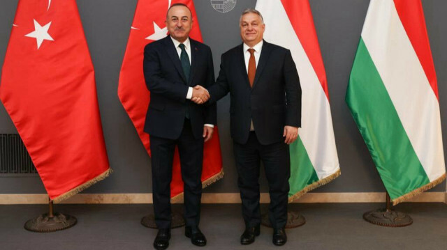 Dışişleri Bakanı Mevlüt Çavuşoğlu Macaristan Başbakanı Orban 