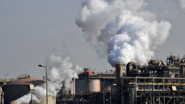 Un site à la cité industrielle de Jubail, à environ 95 kilomètres au nord de Dammam. Crédit photo : Giuseppe Cacace / AFP