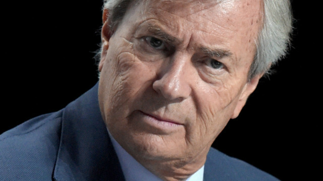 Le président du géant français des transports et des médias, Vincent Bolloré, assiste à l'assemblée générale du groupe Vivendi le 19 avril 2018 à Paris.
@ERIC PIERMONT / AFP 