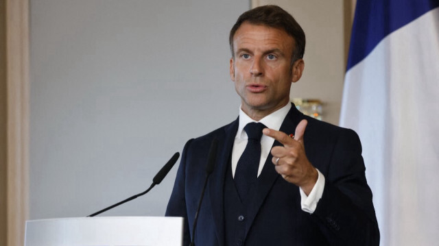Le président de la République française, Emmanuel Macron. Crédit photo: LUDOVIC MARIN / AFP