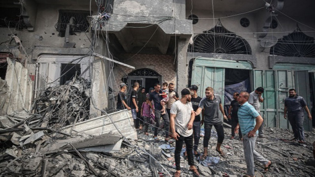 L'armée israélienne poursuit, ses raids aériens dans différentes régions de la Bande de Gaza. Crédit photo: AA