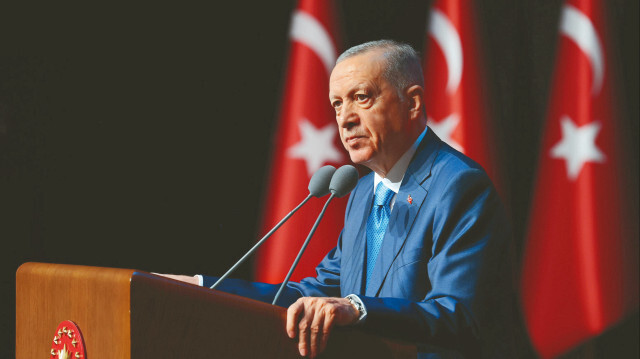 Cumhurbaşkanı Recep Tayyip Erdoğan.