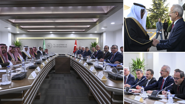 Ulaştırma ve Altyapı Bakanı Abdulkadir Uraloğlu, Suudi Arabistan Ulaştırma ve Lojistik Hizmetler Bakanı Salih bin Nasır el-Casir ve beraberindeki heyetle görüştü.