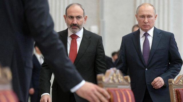 Ermenistan Başbakanı Nikol Paşinyan - Rusya Devlet Başkanı Vladimir Putin