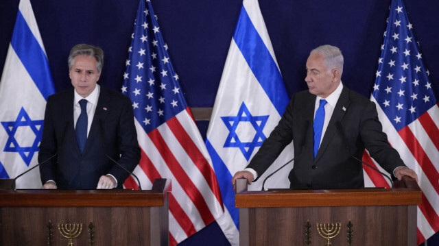 Le secrétaire d'État des États-Unis, Antony Blinken et le Premier ministre d'Israël, Benyamin Netanyahu. Crédit photo: JACQUELYN MARTIN / POOL / AFP
