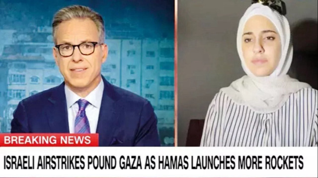 Filistinli Haneen Okal, CNN'e konuştu.