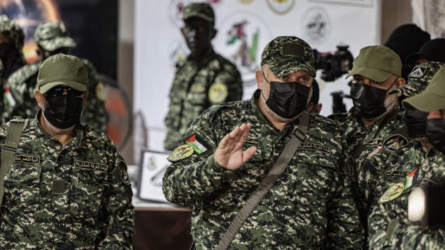 Les résistants des Brigades al-Qassam. Crédit Photo: SAID KHATIB / AFP.