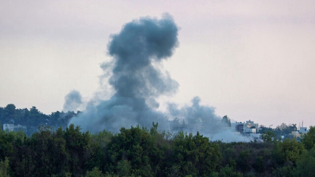 La fumée issue des bombardements israéliens au Liban, le 13 octobre 2023. Crédit Photo: Christina ASSI / AFP

