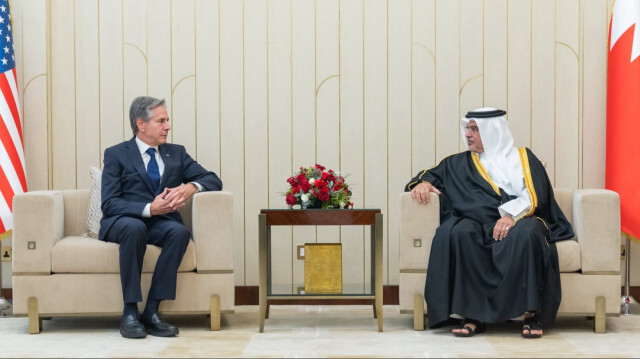 Bahreyn Veliaht Prensi Selman bin Hamed Al Halife, ABD Dışişleri Bakanı Antony Blinken ile görüştü