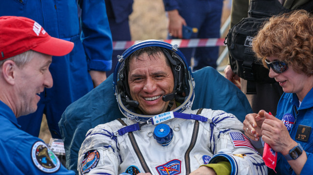 L'astronaute américain, Frank Rubio. Crédit Photo: Handout / ROSCOSMOS / AFP

