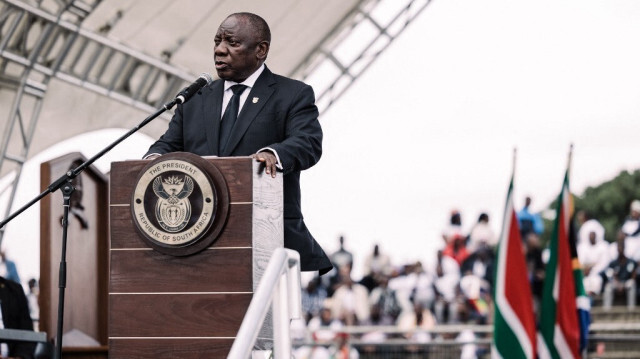 Le président sud-africain Cyril Ramaphosa. Crédit photo: RAJESH JANTILAL / AFP