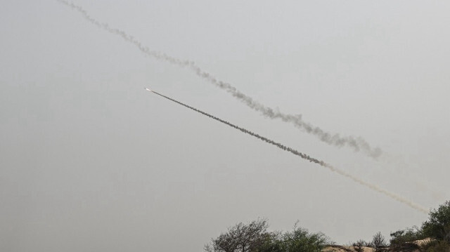 Une roquette est tirée lors d'un exercice militaire à Gaza le 12 septembre 2023. Crédit photo: AA