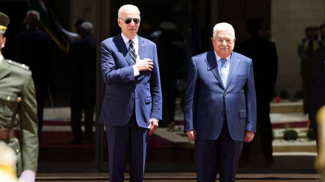 ABD Başkanı Biden - Filistin Devlet Başkanı Abbas