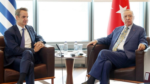  Türkiye’s President Recep Tayyip Erdogan and Greek Prime Minister Kyriakos Mitsotakis 