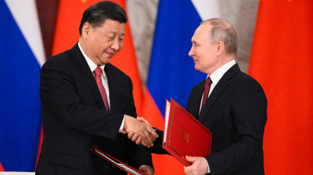 Putin ile Şi Cinping 3. Kuşak ve Yol Forumu kapsamında bir araya geldi.