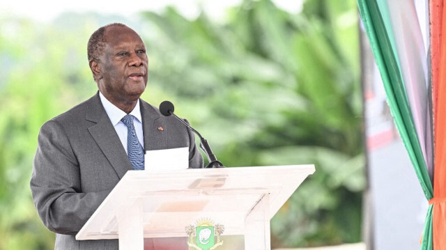 Le président ivoirien Alassane Ouattara. Crédit photo: Sia KAMBOU / AFP