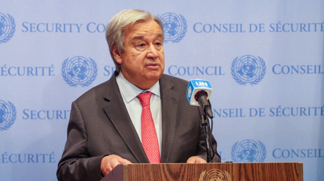 Birleşmiş Milletler (BM) Genel Sekreteri Antonio Guterres açıklama yaptı.