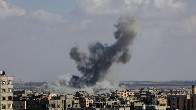 Gaza, au treizième jour des bombardements israéliens, le 19 octobre 2023. Crédit photo: AA