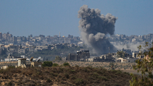 Les bombardements se poursuivent au 14e jour de l'offensive israélienne. Crédit photo: AA