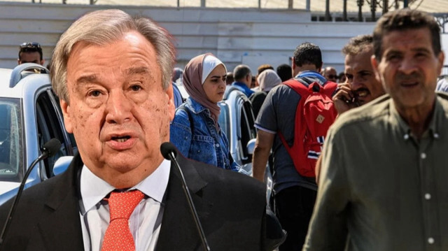 BM Genel Sekreteri Guterres Refah Sınır Kapısı'na gitti
