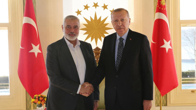 Hamas Siyasi Büro Başkanı Heniyye - Cumhurbaşkanı Erdoğan