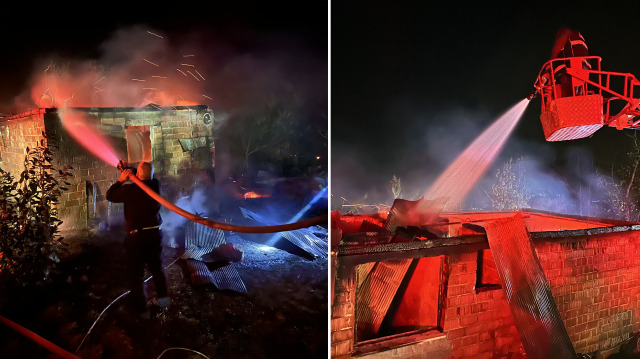Belediye Başkanı Demircan, evi yanan vatandaşa geçmiş olsun dileğinde bulundu.
