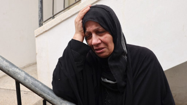 Une femme de Gaza à la sortie d'un hôpital après avoir subi un bombardement. Crédit photo: MOHAMMED ABED / AFP

