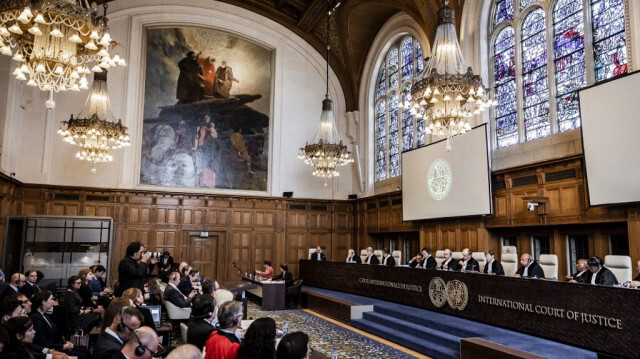 La Cour internationale de justice à La Haye, le 6 juin 2023. Crédit photo: Remko de Waal / ANP / AFP