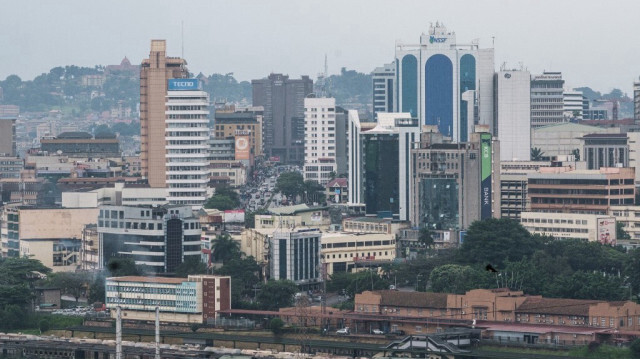 Une vue générale de la ville de Kampala, en Ouganda. Crédit photo: YASUYOSHI CHIBA / AFP