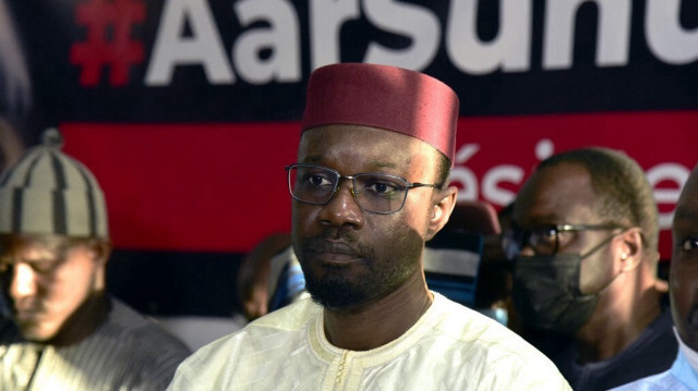 Le chef de l'opposition sénégalaise Ousmane Sonko. Crédit photo: Seyllou / AFP