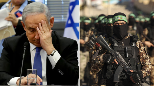 İsrail Başbakanı Netanyahu - Kassam Tugayları (Foto: Arşiv)