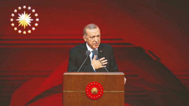 Cumhurbaşkanı Recep Tayyip Erdoğan.