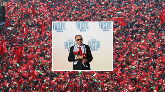 Cumhurbaşkanı Erdoğan Büyük Filistin Mitingi'ne 1,5 milyon kişinin katıldığını açıkladı.