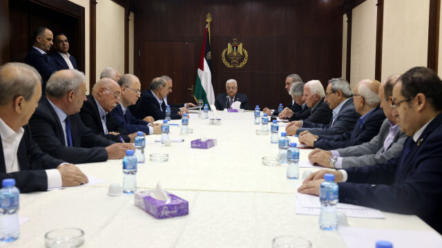 Filistin Devlet Başkanı Mahmud Abbas, Filistin Kurtuluş Örgütü'nün (FKÖ) yönetim kurulu toplantısına başkanlık etti.