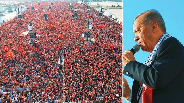 İstanbul, bütün Türkiye gibi Filistinli mazlumlar için ayaktaydı.