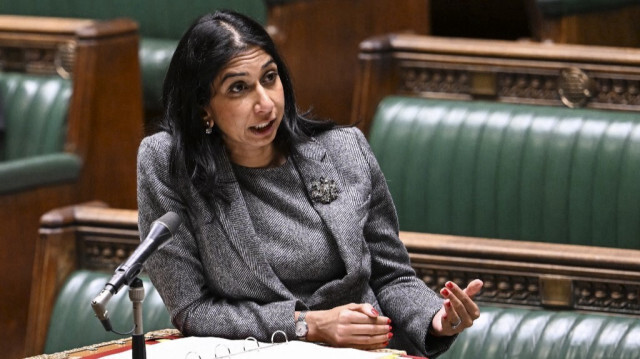 La ministre britannique de l'Intérieur, Suella Braverman. Crédit photo: Andy Bailey / PARLEMENT DU ROYAUME-UNI / AFP