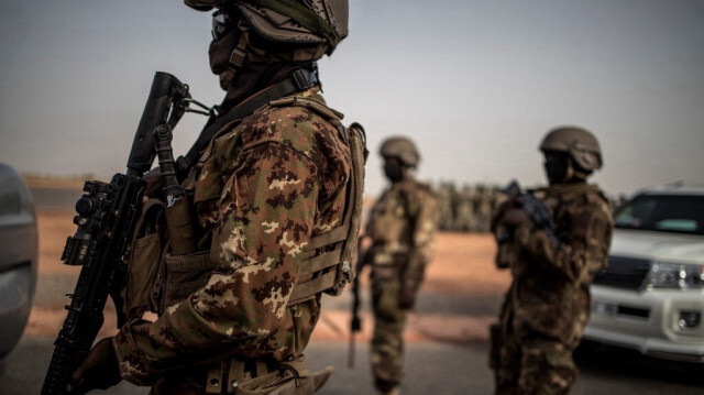 Les membres des forces spéciales de la FAMA (Forces Armées Maliennes). Crédit photo: Marco LONGARI / AFP